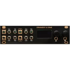 Flash Sale ???? After Later Audio UO_C 1U Micro Ornament & Crime Module - Black And Gold ????