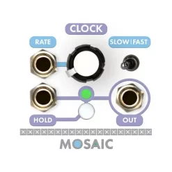 Wholesale ???? Mosaic Clock 1U Eurorack Module - White ✨