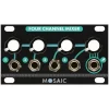 Best reviews of ???? Mosaic Four Channel Mixer 1U Eurorack Module - Black ????