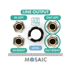 Best deal ???? Mosaic Line Output 1U Eurorack Module - White ????