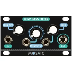 Cheap ???? Mosaic Low Pass Filter 1U Eurorack Module - Black ????