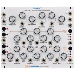 New ✔️ Rossum Electro Trident Multi-Synchronic Oscillator Ensemble Module ⌛
