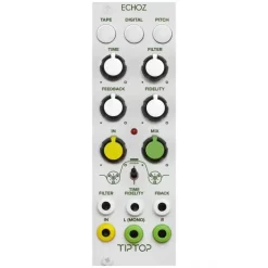 Flash Sale ???? Tiptop Audio ECHOZ Time Delay Effect Module - White ????